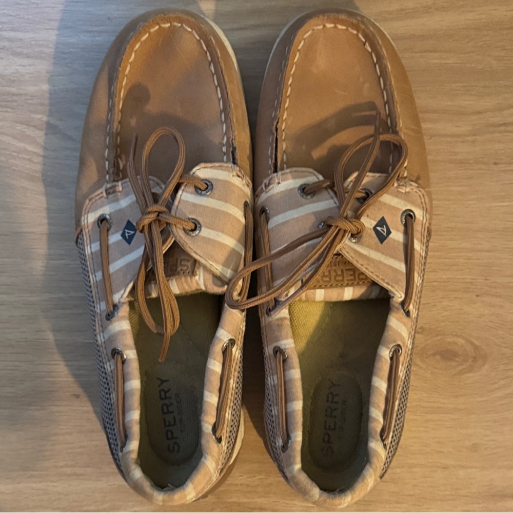 Sperry Men's Brown and Tan Boat Shoes